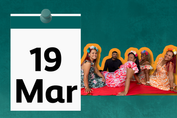 Madres de víctimas del Estallido Social en los atuendos de su obra de teatro