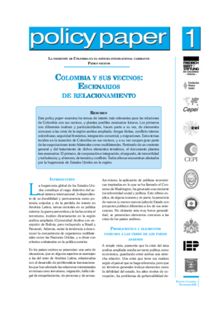 Colombia y sus vecinos