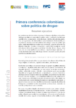 Conferencia colombiana sobre política de drogas