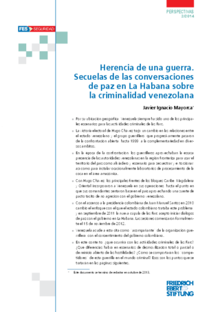 Herencia de una guerra