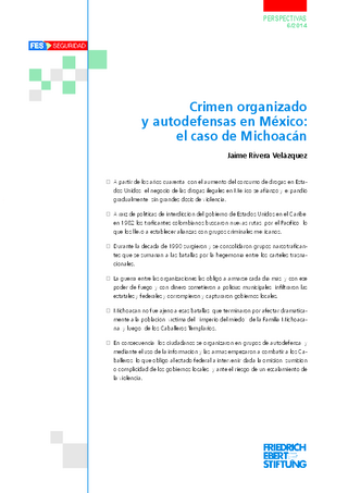 Crimen organizado y autodefensas en México