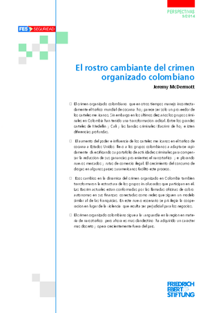 El rostro cambiante del crimen organizado colombiano