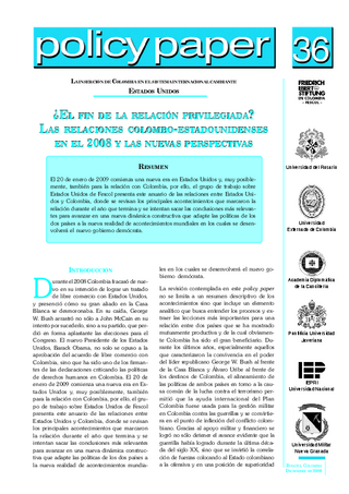El fin de la relación privilegiada?