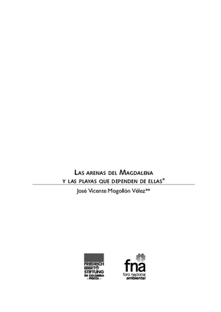 Las arenas del Magdalena y las playas que dependen de ellas