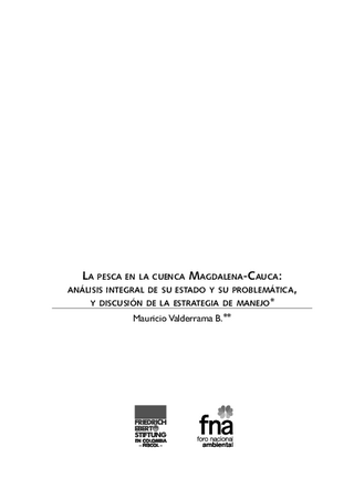 La pesca en la cuenca Magdalena-Cauca