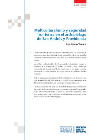 Multiculturalismo y seguridad fronteriza en el archipiélago de San Andrés y Providencia