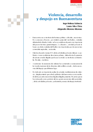 Violencia, desarrollo y despojo en Buenaventura