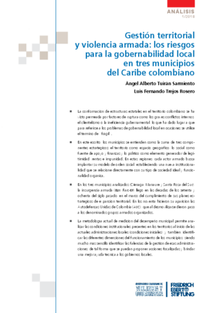 Gestión territorial y violencia armada