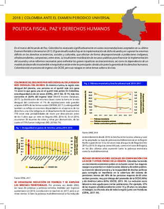 Politica fiscal, paz y derechos humanos