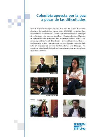 Colombia apuesta por la paz a pesar de las dificultades