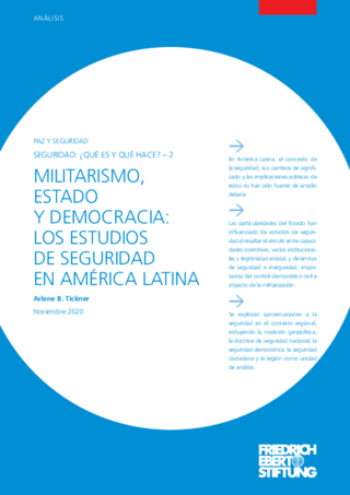 Militarismo, estado y democracia