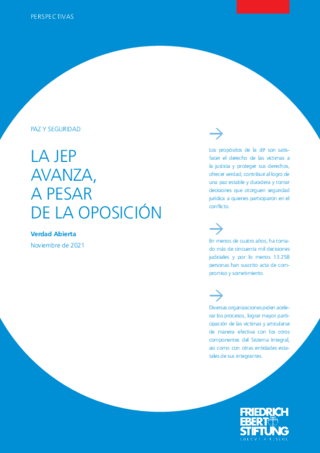 La JEP avanza , a pesar de la oposición