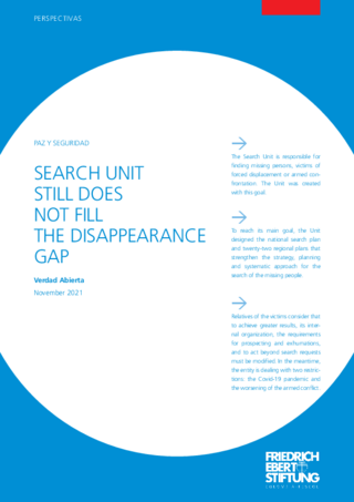 Search unit still does not fill the disappearance gap