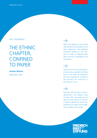 The ethnic chapter, confined to paper