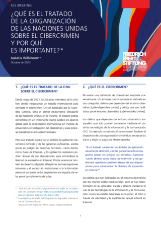 Qué es el tratado de la Organización de las Naciones Unidas sobre el cibercrimen y por qué es importante?