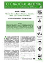 Mesa de expertos: Quince Anos del Sistema Nacional Ambiental (SINA), evaluación y perspectivas